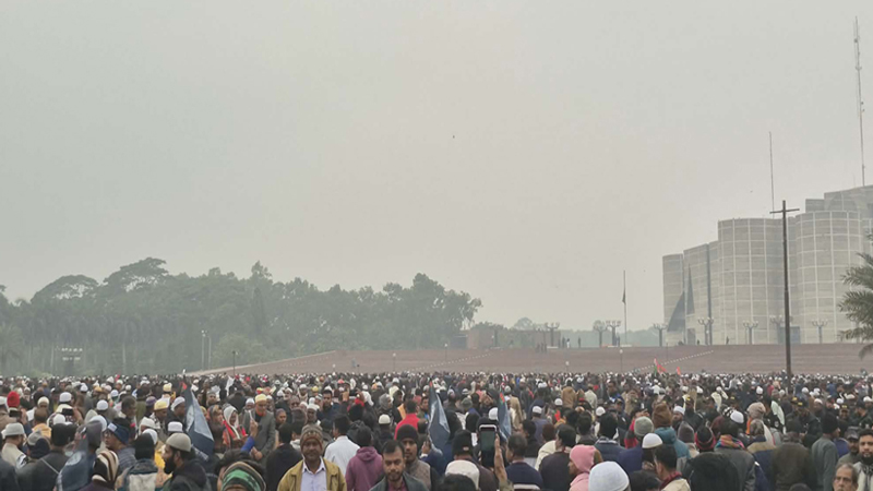 খালেদা জিয়ার জানাজায় মানুষের ঢল, খুলে দেওয়া হলো সংসদের দক্ষিণ প্লাজার প্রবেশ পথ